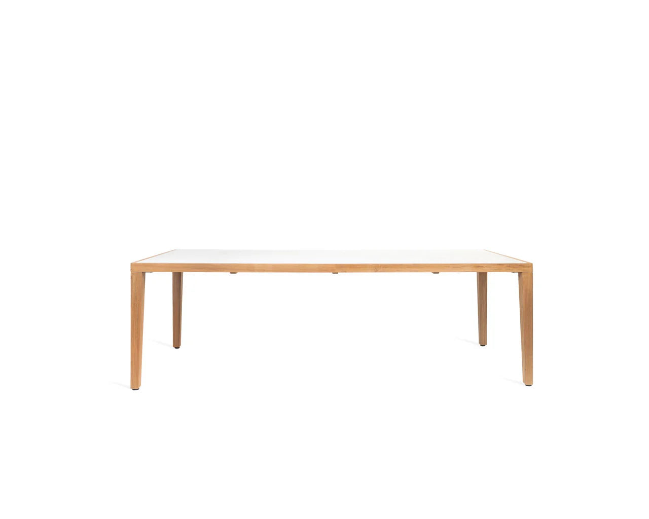 Volta Dining Table 310X100 Teak Base Ceramic Top Masai Blanco - Vincent Sheppard