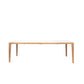 Volta Dining Table 240X100 Teak Frame Ceramic Top Masai Blanco - Vincent Sheppard