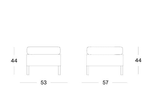 Dovile Footrest - Multiple colors - Vincent Sheppard