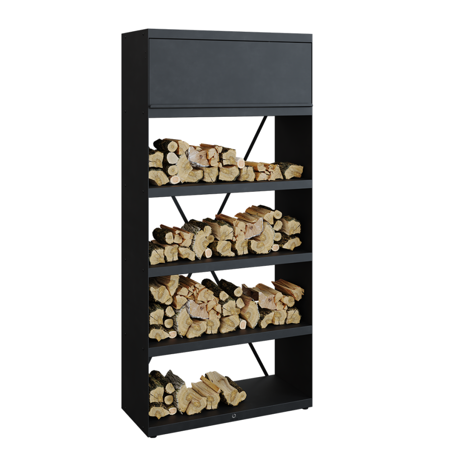 Wood Storage Black 100 - OFYR