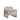 Brain lage fauteuil aged teak finish/camel (incl - AW kussens light grey) - Max & Luuk