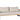 Brain lage bank aged teak finish/camel (incl - AW kussens light grey) - Max & Luuk