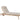 Gray verrijdbaar ligbed aged teak finish (incl - AW kussen light grey) - Max & Luuk