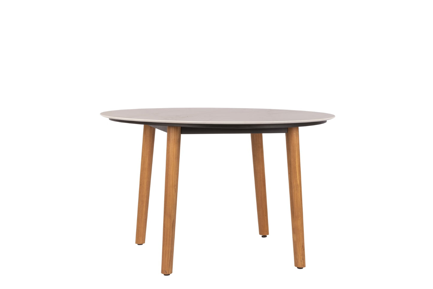 Patrick tafel Ø130cm - Teak poten - Dekton tafelblad - Max & Luuk