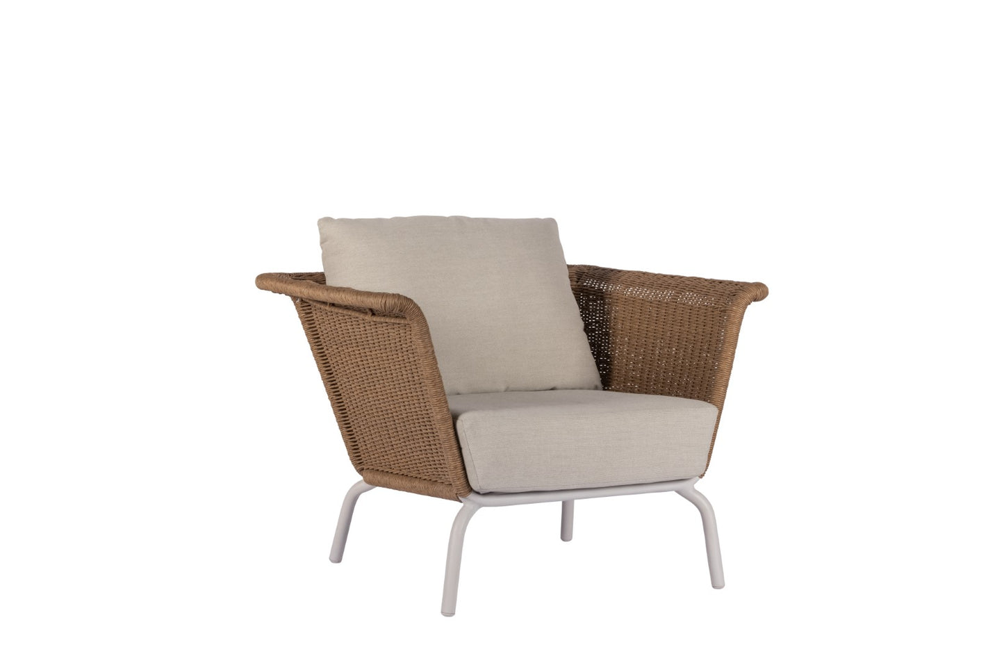 Stanley lage fauteuil safari (incl - AW kussens light grey) - Max & Luuk